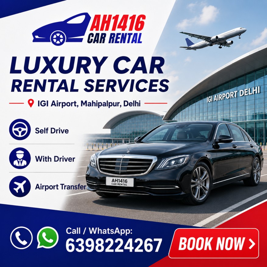 zoom car rental services at IGI airport Mahipalpur Delhi
